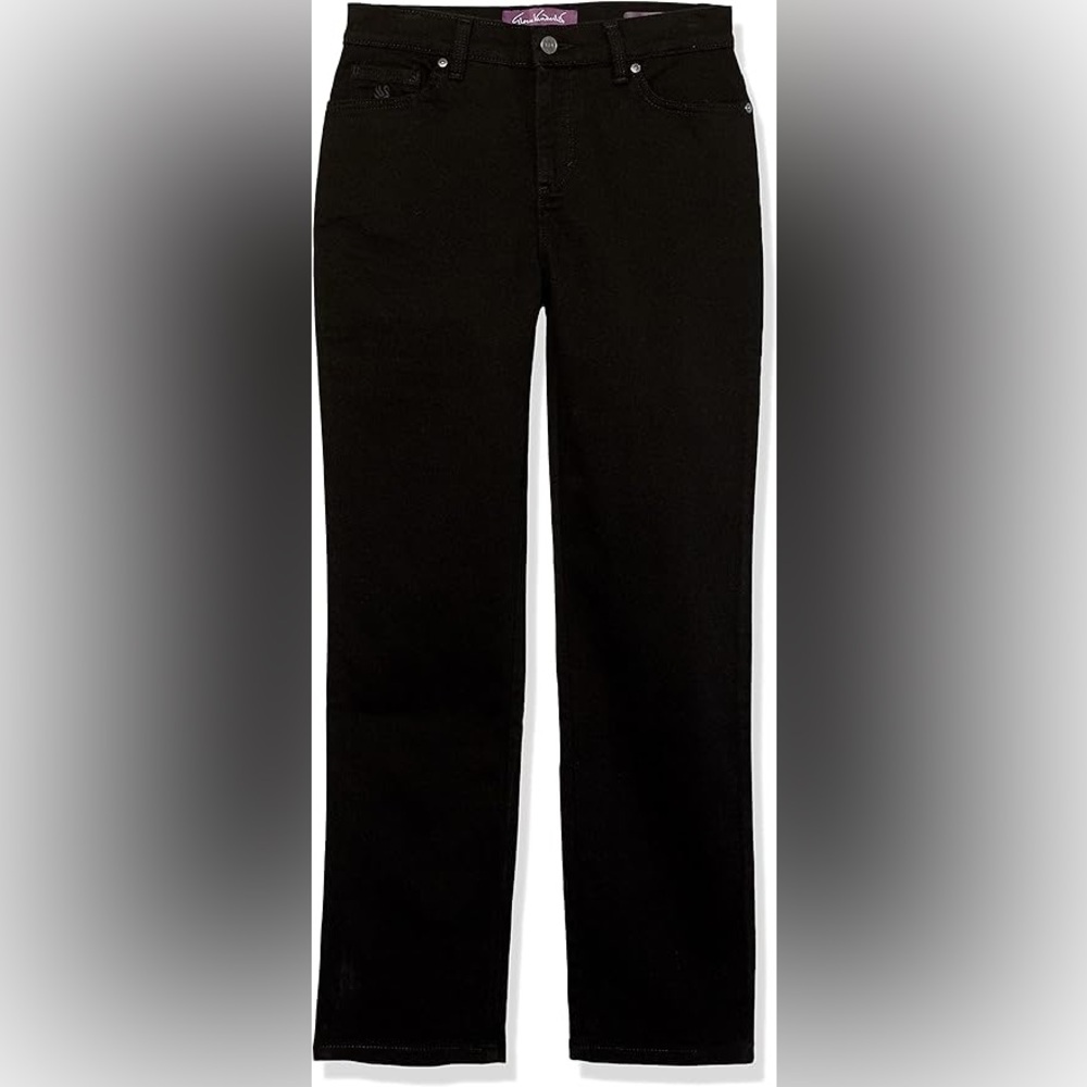 Gloria Vanderbilt Womens Amanda Classic High Rise Tapered Jean Petite